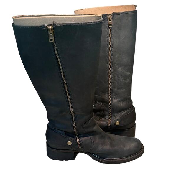 Timberland Women's Black Knee High Waterproof Trendy Riding Boots Size 10 - Picture 2 of 12